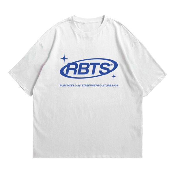 Playera Oversized RBTS Blanca Unisex Thumbnail