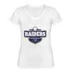Playera Dama: Algodón Peinado Cuello V Miniatura