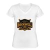 Playera Dama: Algodón Peinado Cuello V Miniatura