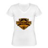 Playera Dama: Algodón Peinado Cuello V Miniatura