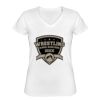 Playera Dama: Algodón Peinado Cuello V Miniatura